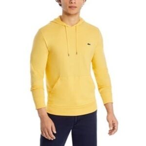 Lacoste Men’s Long Sleeve Hooded Jersey Shirt Size M Medium Regular Fit